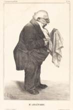 Mr. Arlépaire, 1833. Creator: Honore Daumier.