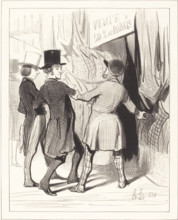 Entrez Messieurs..., 1844.  Creator: Honore Daumier.