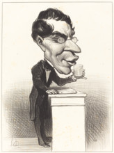 H.M. Augustin Corne, 1849. Creator: Honore Daumier.