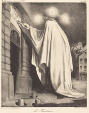 Le Fantôme...., 1835. Creator: Honore Daumier.