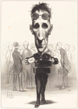 Félix Saint-Priest, 1849. Creator: Honore Daumier.