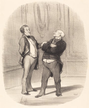 - Il y a la guerre...., les loyers vont peut-être diminuer..., 1859.  Creator: Honore Daumier.
