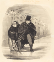 Tu m'reprendras encore toi..., 1848.  Creator: Honore Daumier.