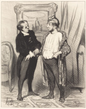 Mon cher je t'assure que je te..., 1845. Creator: Honore Daumier.