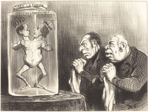 Regrets Superflus!, 1851. Creator: Honore Daumier.