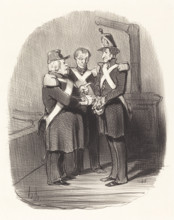 Expliquez-moi donc, monsieur Badoulard..., 1851. Creator: Honore Daumier.