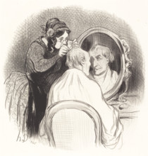 Un monsieur qu'on rajeunit trop, 1845. Creator: Honore Daumier.