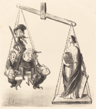 Suffrage universel, probably 1850. Creator: Honore Daumier.