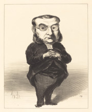 Coquerel, 1849. Creator: Honore Daumier.