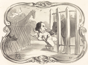 Les Malheurs du chimiste Dumas, 1851. Creator: Honore Daumier.