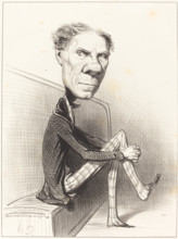 R.P.L. Ségur d'Aguesseau, 1850. Creator: Honore Daumier.