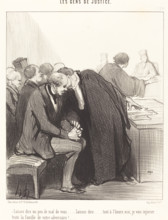 Laissez dire un peu de mal de vous..., 1847. Creator: Honore Daumier.