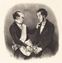 Réception d'un franc-maçon, 1846. Creator: Honore Daumier.