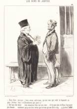 Ainsi donc, quoique j'vous avoue..., 1846. Creator: Honore Daumier.