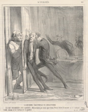 La rèforme électorale en Angleterre, 1866.  Creator: Honore Daumier.
