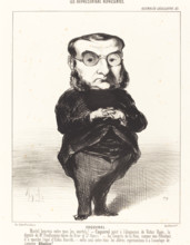 Coquerel, 1849. Creator: Honore Daumier.