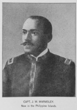 Capt. J.W. Warmsley; Now in the Philippine Islands, 1902. Creator: Unknown.