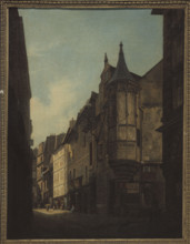 Watchtower of the Hôtel de Schomberg at the corner of rue Bailleul and rue Jean Tison, 1832. Creator: Lambert Nolle.