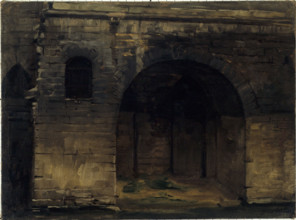 Vaults of the Hotel-Dieu in 1874, (1874). Creator: Lucien Etienne Melingue.