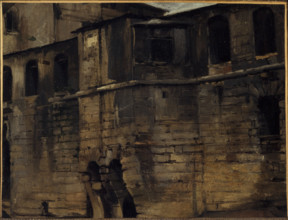 Vaults of the Hotel-Dieu in 1874, (1874). Creator: Lucien Etienne Melingue.