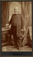 Portrait of a man, 1872-1884. Creator: Abraham Bogardus.