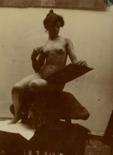 Female Nude, 1899. Creator: Alphonse Mucha.
