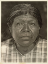 A Chukchansi Matron, 1924. Creator: Edward Sheriff Curtis.