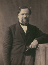 Baron Sina, financier Hungrois, 1861-1869. Creator: Nadar.