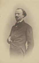 De La Pierre, lieutenant, dueliste, boulevardier, 1855-1859. Creator: Nadar.
