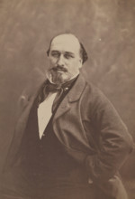A. Ponroy, auteur dramatique, 1860-1861. Creator: Nadar.