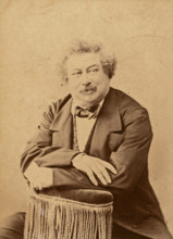 Alexandre Dumas père, negative about 1862; print after 1889. Creators: Nadar, Paul Nadar.