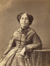 George Sand, about 1865. Creator: Nadar.