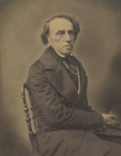 Giacomo Meyerbeer, 1853-1854. Creators: Nadar, Adrien Alban Tournachon.