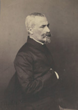 Félicien Mallefille, litterateur, 1860-1861. Creator: Nadar.