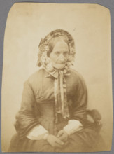 Mme. Augeron, 1854-1855. Creator: Nadar.