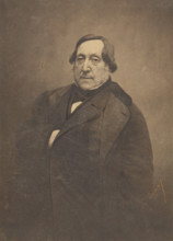 Gioachino Rossini, negative 1855-1856; print 1861-1869. Creator: Nadar.