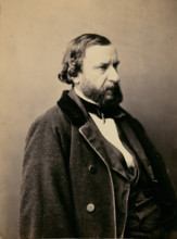 Constant Troyon, peintre paysagiste, 1861-1865. Creator: Nadar.