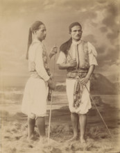 Groupe de Sais; Group from Sais, 1873-1886. Creator: Pascal Sébah.