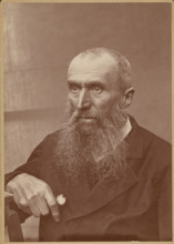 Portrait of a man with sideburns and a beard, 1880-1890. Creator: Paul Nadar.