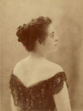 Portrait of a woman, about 1880. Creator: Roseti.