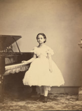 Teresa Carreño, about 1862. Creator: Studio of Mathew B Brady.