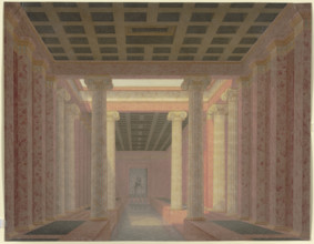 Roman thermal baths, early 19th century. Creator: Friedrich Franz d'Orville.
