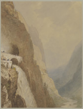 The Splügenpass, 19th century. Creator: Carl Morgenstern.