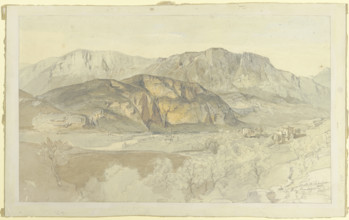Surroundings of Trient, 1856. Creator: Fritz Bamberger.