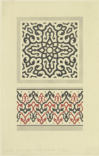 Mosaic from a mosque in Cairo, 1829-1830. Creator: Friedrich Maximilian Hessemer.