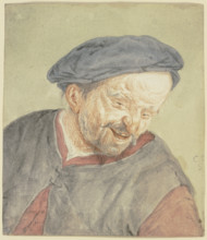 Bust of a farmer leaning to the right, 17th century. Creator: Cornelis Dusart.