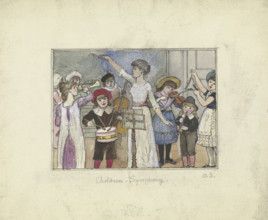 Children-Symphony,  mid-late 19th century. Creator: Otto Scholderer.