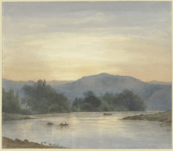 The Main near Kleinheubach, 1873. Creator: Ernst Morgenstern.
