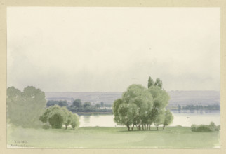 Landscape near Reichartshausen, 1863. Creator: Carl Theodor Reiffenstein.