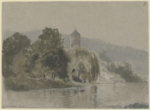 By the Tauber near Wertheim, c1880-1900. Creator: Ernst Morgenstern.